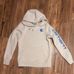 Carhartt Women's Cream Hoodie SM